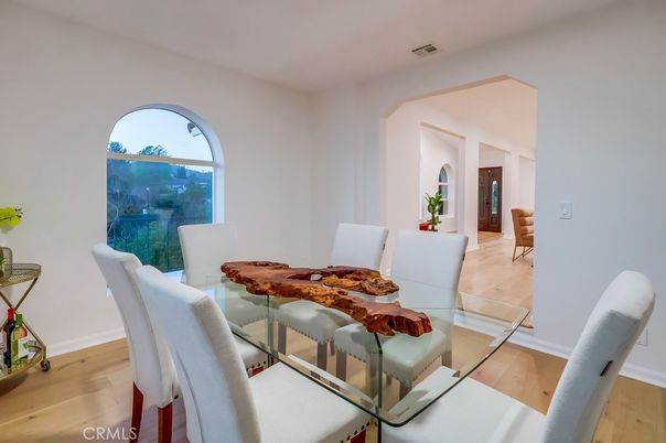 Dining room, Interior, Wood Texture Flooring