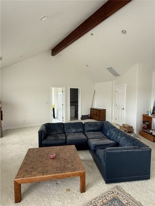 Interior, Living room, Recessed Lighting, Wooden Beams