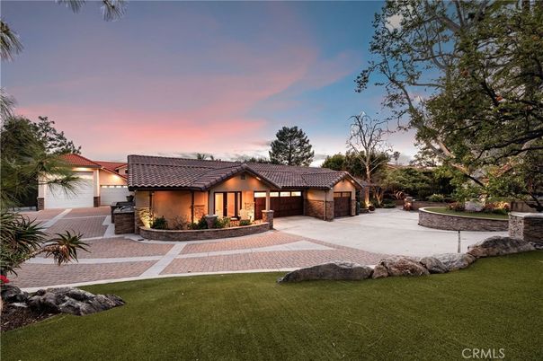 Attached, Backyard, Exterior, Facade, Mediterranean
