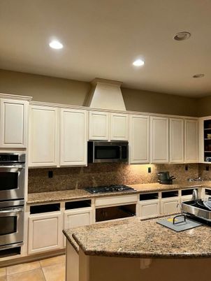 Interior, Kitchen, Recessed Lighting, Stainless Steel Appliances