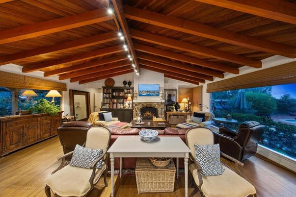 Fireplace, Interior, Living room, Wooden Beams, Wooden Ceilings, Wood Texture Flooring