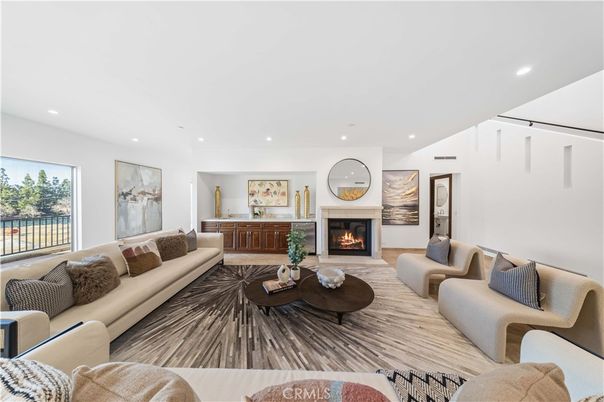 Fireplace, Interior, Living room, Recessed Lighting