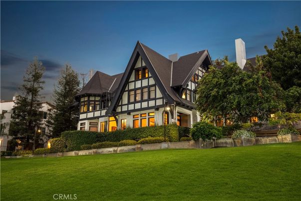 Backyard, Exterior, Facade, Tudor Revival