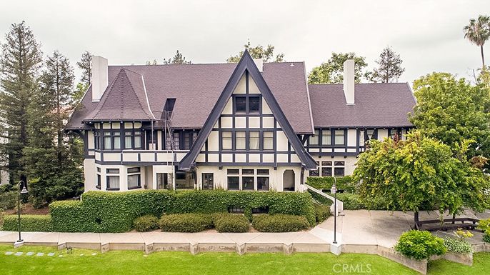 Backyard, Exterior, Facade, Tudor Revival