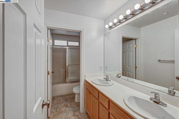 Bathroom, Dual Sink Vanities, Glass Shower, Interior