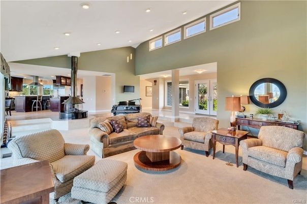 Fireplace, Interior, Living room, Recessed Lighting