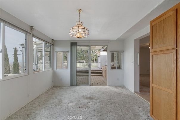 Chandelier, Empty room, Interior