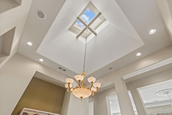 Chandelier, Interior, Recessed Lighting