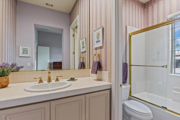 Bathroom, Glass Shower, Interior, Tile Countertops