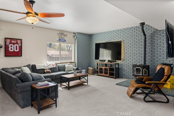 Interior, Living room, Stone Walls