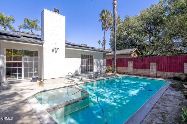 Exterior, Pool, Solar Panels