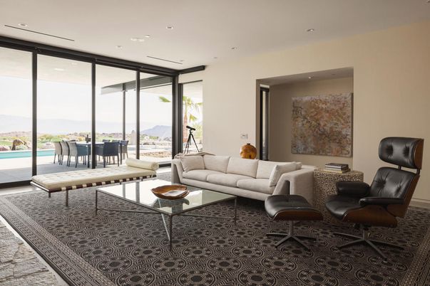 Interior, Living room, Recessed Lighting