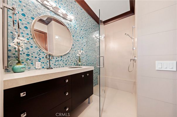 Bathroom, Glass Shower, Interior