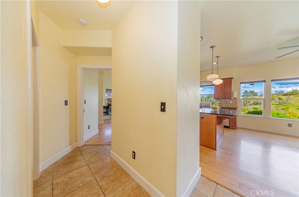 Interior, Kitchen, Pendant Lights, Wood Texture Flooring