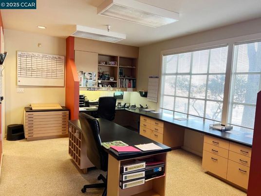 Home Office, Interior, Recessed Lighting