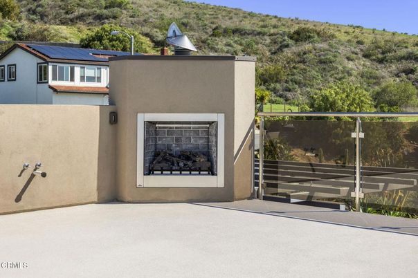 Exterior, Fireplace, Solar Panels