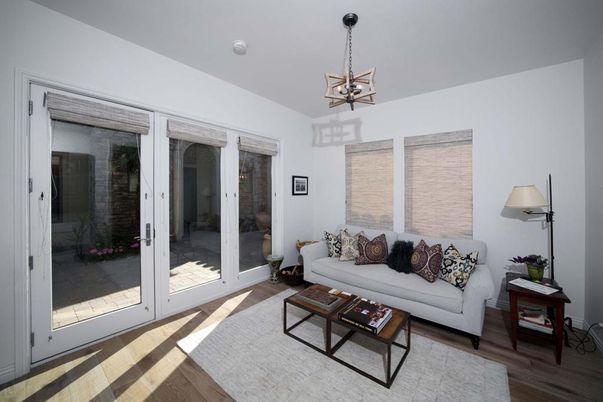 Interior, Living room, Pendant Lights, Wood Texture Flooring