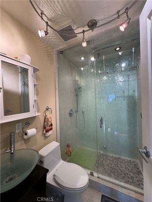 Bathroom, Glass Shower, Interior