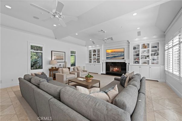 Fireplace, Interior, Living room, Recessed Lighting