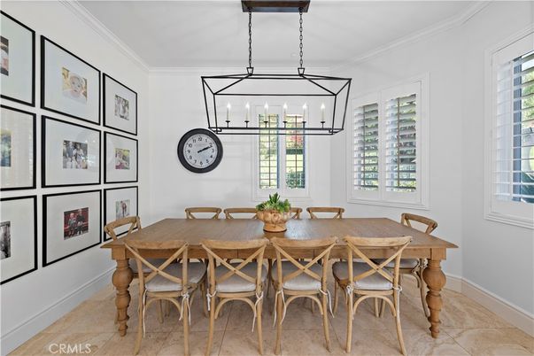 Dining room, Interior, Pendant Lights