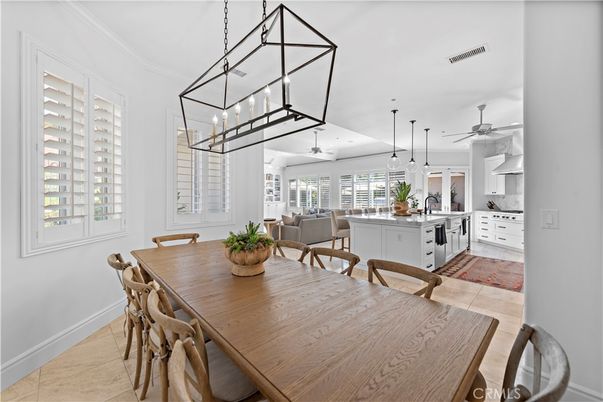 Dining room, Interior, Kitchen, Pendant Lights