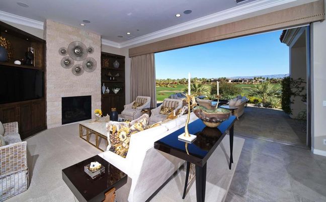Fireplace, Interior, Living room, Recessed Lighting