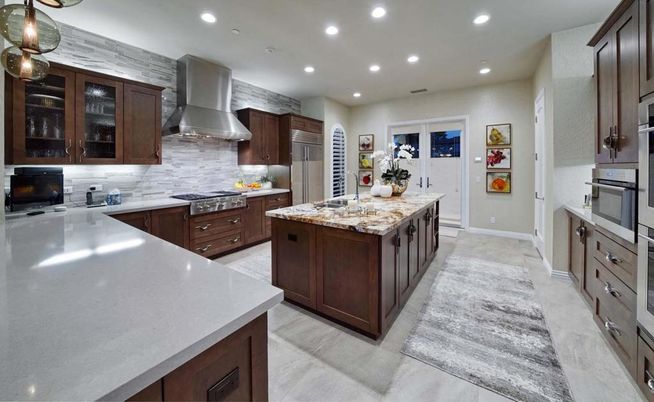 Interior, Kitchen, Recessed Lighting, Stainless Steel Appliances
