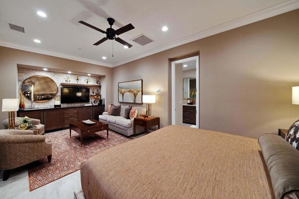 Interior, Living room, Recessed Lighting