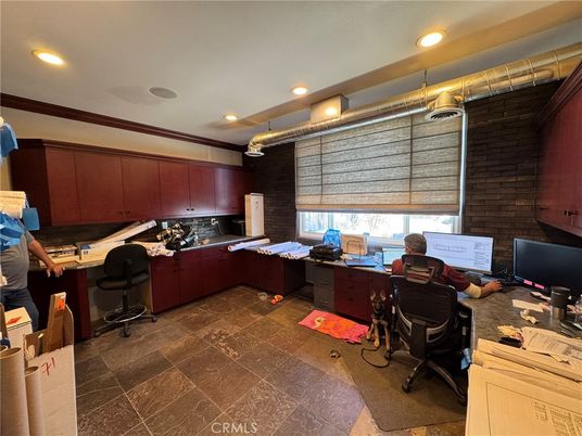 Home Office, Interior, Recessed Lighting