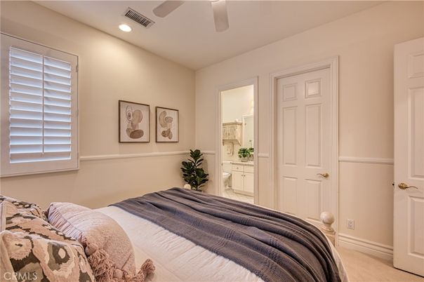 Bedroom, Interior, Recessed Lighting