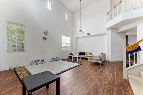 Chandelier, Interior, Living room, Wood Texture Flooring