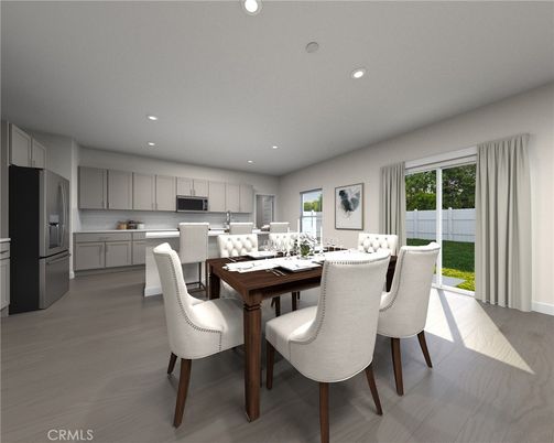 Dining room, Interior, Kitchen, Recessed Lighting, Stainless Steel Appliances