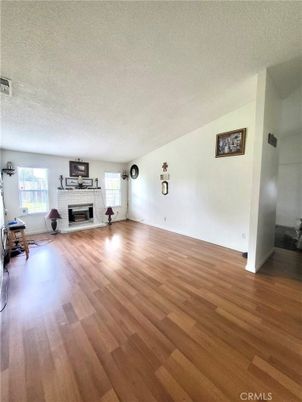 Empty room, Fireplace, Interior, Wood Texture Flooring