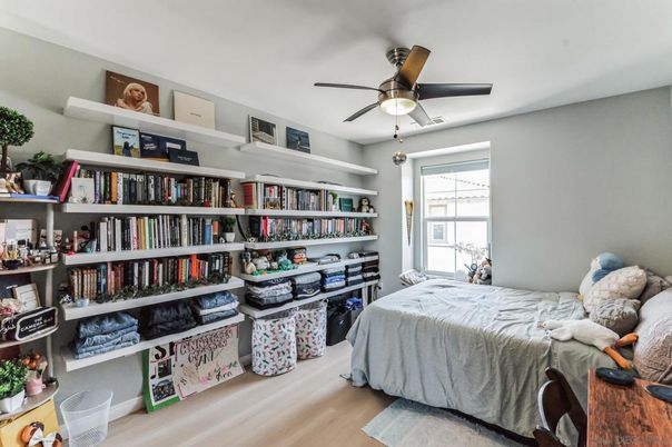 Bedroom, Interior, Wood Texture Flooring