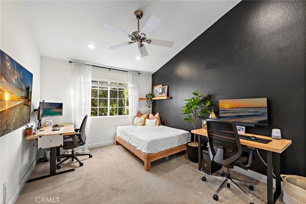 Bedroom, Home Office, Interior, Recessed Lighting