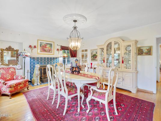 Chandelier, Dining room, Interior, Pendant Lights, Wood Texture Flooring