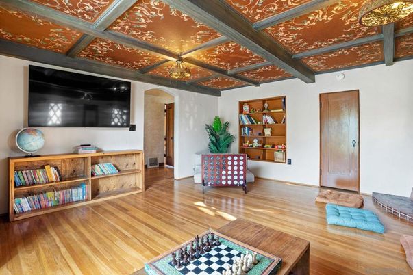 Interior, Wooden Beams, Wood Texture Flooring