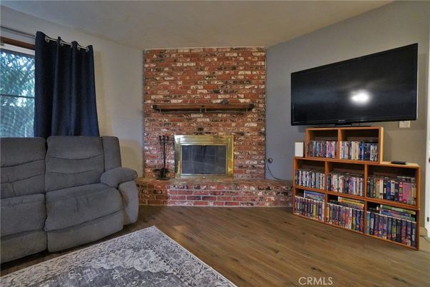 Fireplace, Interior, Stone Walls, Wood Texture Flooring