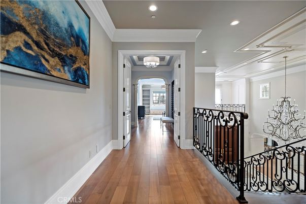 Chandelier, Interior, Recessed Lighting, Wood Texture Flooring