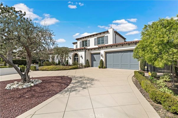 Attached, Backyard, Exterior, Facade, Mediterranean