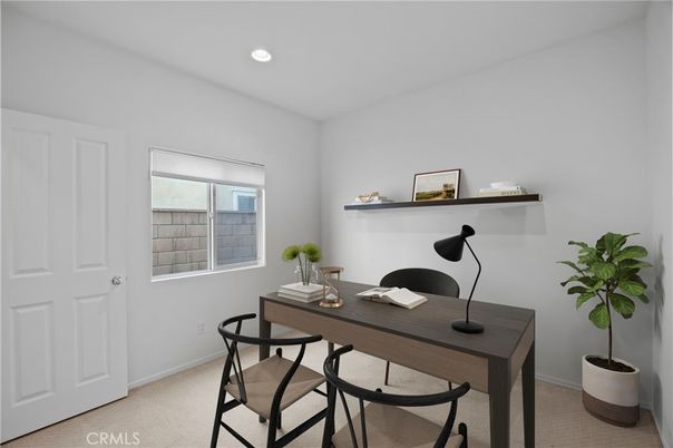 Home Office, Interior, Recessed Lighting