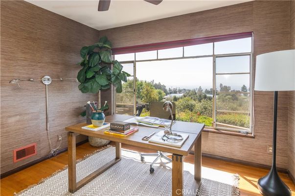 Home Office, Interior, Wood Texture Flooring