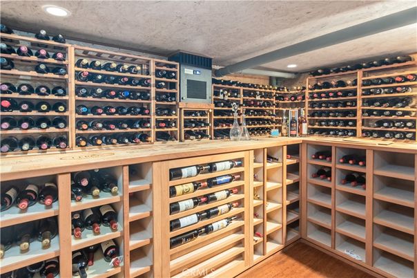 Interior, Recessed Lighting, Wine Storage, Wood Texture Flooring