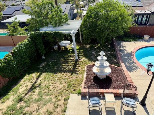 Exterior, Pool, Solar Panels