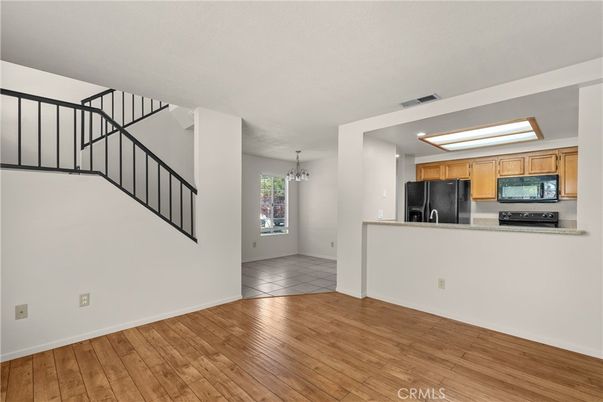 Chandelier, Interior, Kitchen, Wood Texture Flooring