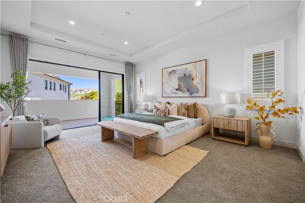 Bedroom, Interior, Recessed Lighting