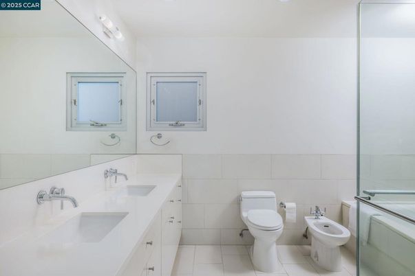 Bathroom, Dual Sink Vanities, Glass Shower, Interior