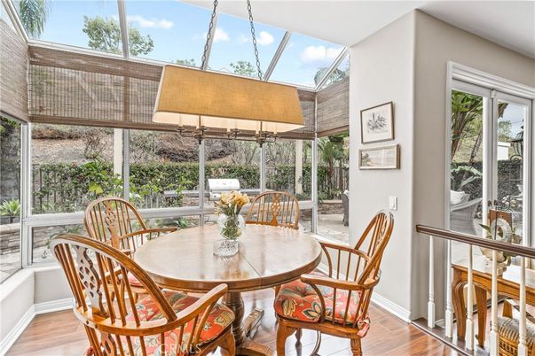 Dining room, Glass Ceilings, Interior, Sun Room, Wood Texture Flooring