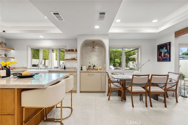 Dining room, Interior, Kitchen, Pendant Lights, Recessed Lighting