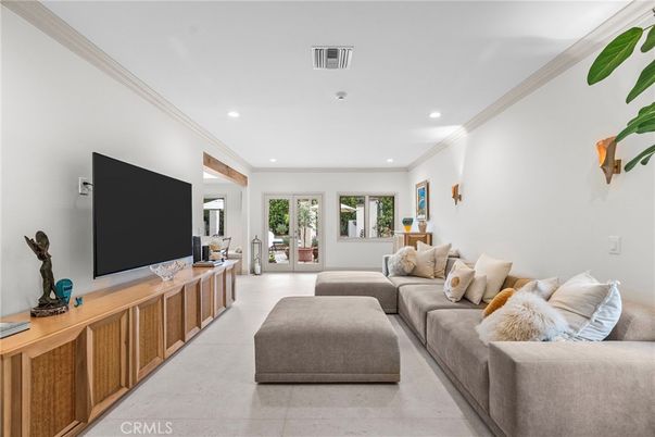 Interior, Living room, Recessed Lighting